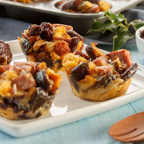 Thanksgiving Chorizo Stuffing Muffins Recipe